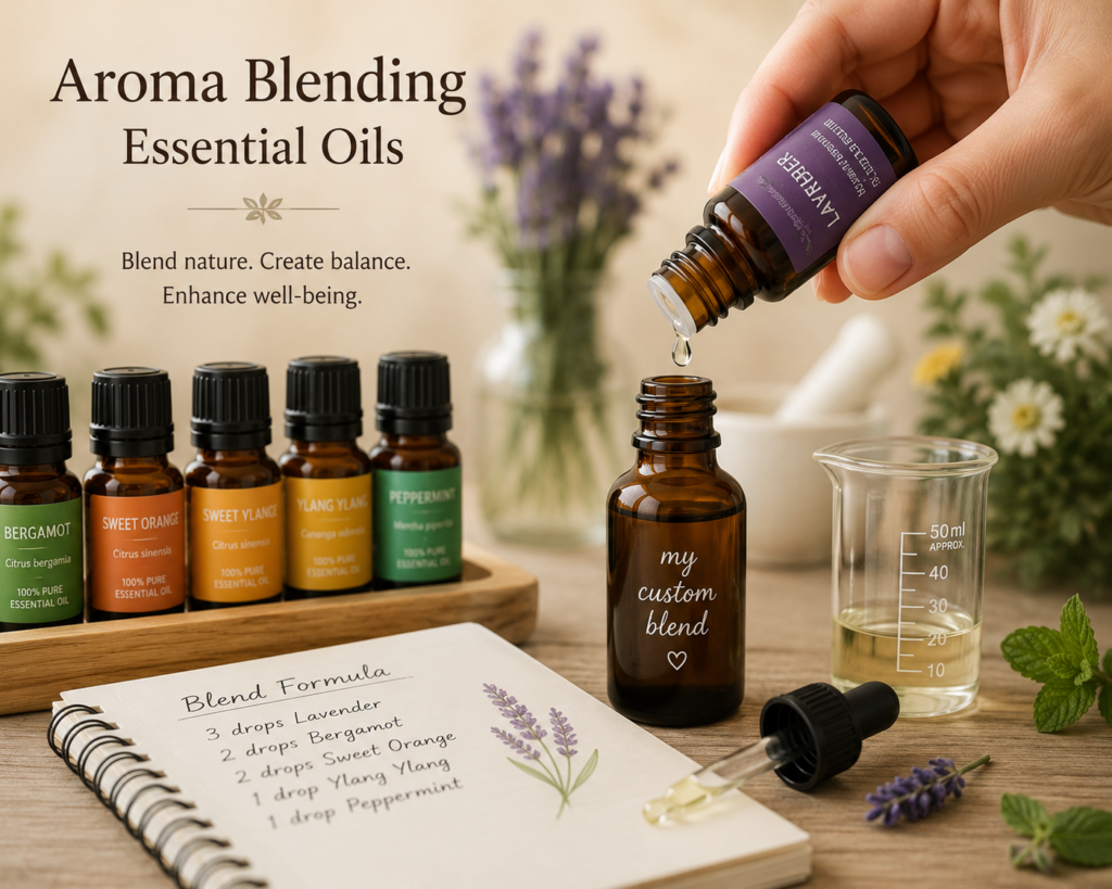 Blending ,Essential Oils, น้ำมันหอมระเหย