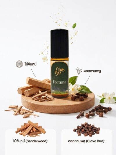 Essential oil blends Fortuna Crafted Aroma Roller