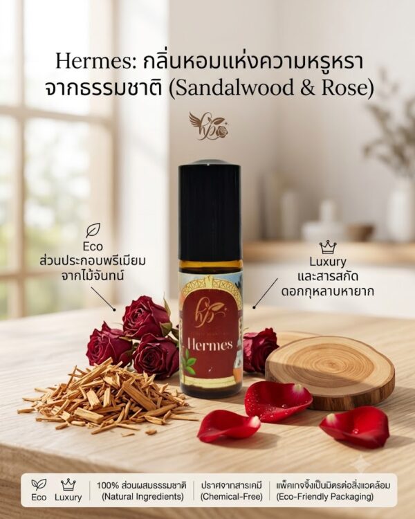 Essential oil blends Hermes Crafted Aroma - instant relaxation and stress relief