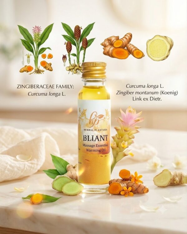 Traditional Thai Botanical Massage Oil – Bliant Formula Full